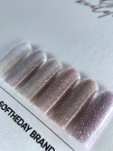 NAILSOFTHEDAY Opal reflective Builder gel 01 - mleczny żel budujący z opalowym polyskiem oraz drobinką odblaskową, 15 g