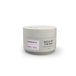 NAILSOFTHEDAY Builder gel 03 — молочно-рожевий гель для нарощування нігтів, 15 мл