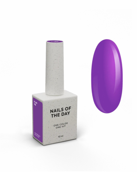 NAILSOFTHEDAY Plum - vibrant purple gel polish, 10 ml NAILSOFTHEDAY Plum - vibrant purple gel polish, 10 ml