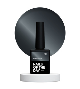 NAILSOFTHEDAY Korean cat eye 18 – dark blue gel polish with cat-eye effect, 10 ml