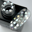 NAILSOFTHEDAY Kupidon top 04 - top with holographic hearts without sticky layer, 10 ml