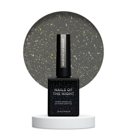 NAILSOFTHEDAY Reflective top Shimmer - top with a golden reflective particle without a sticky film, 10 ml