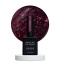 NAILSOFTHENIGHT Reflective base 12 - base with "flash" effect and burgundy petals, 10 ml